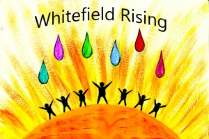 Whitefield Rising Logo english