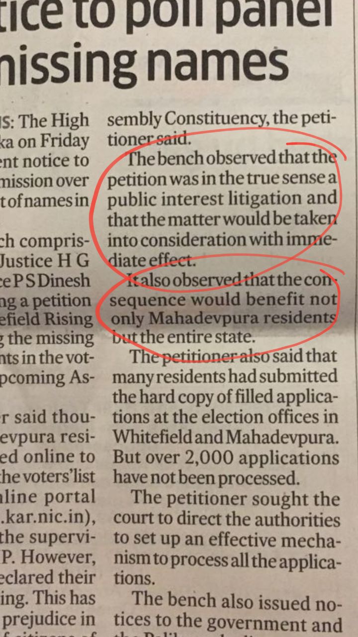 HC notice to Election Commission over missing names in electoral rolls