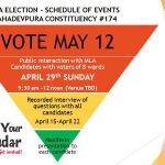 Public interaction with MLA candidates