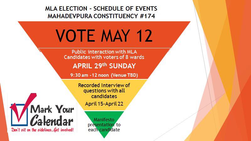 Public interaction with MLA candidates