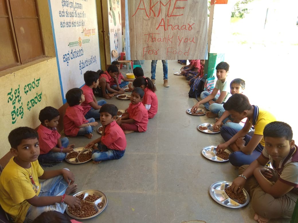 Breakfast at Samriddhi Trust’s Bridge School