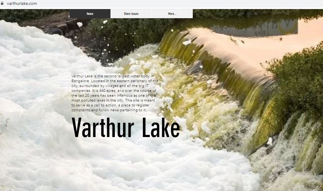 VarthurLake.com, a citizen led effort to sage guard and rejuvenate